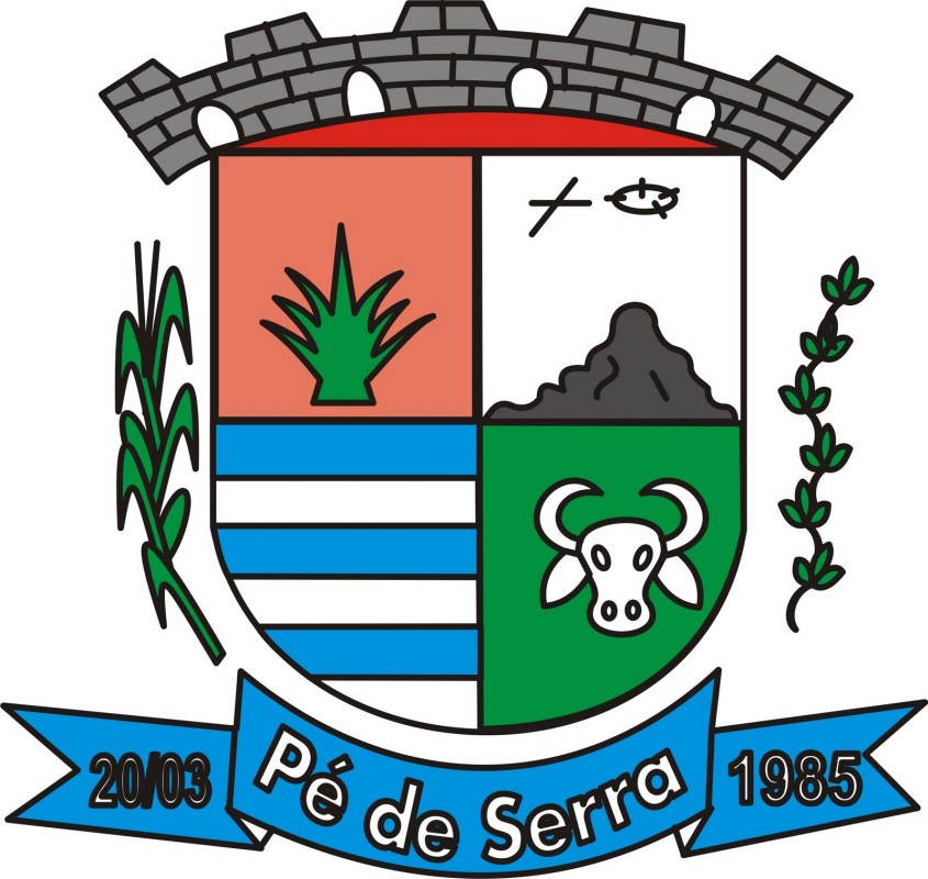 Brasão da cidade Pé de Serra