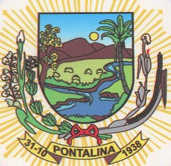 Brasão da seguinte cidade: Pontalina