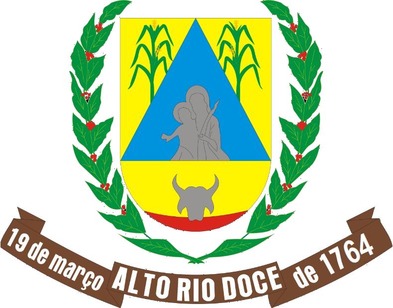 Brasão da seguinte cidade: Alto Rio Doce