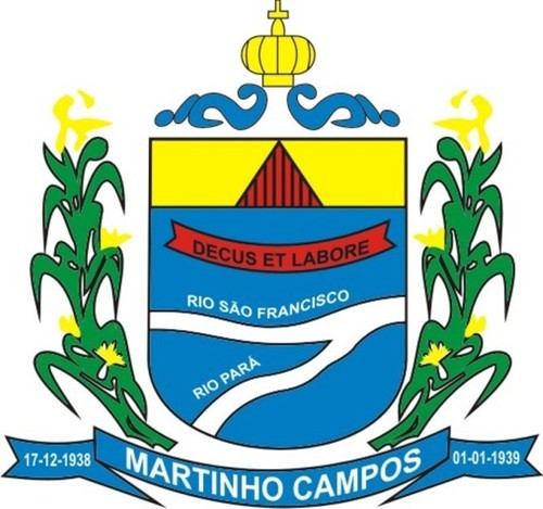 Brasão da seguinte cidade: Martinho Campos