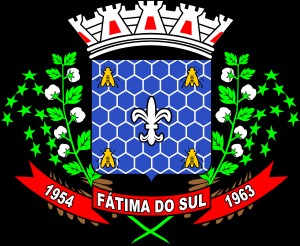 Brasão da seguinte cidade: Fátima do Sul