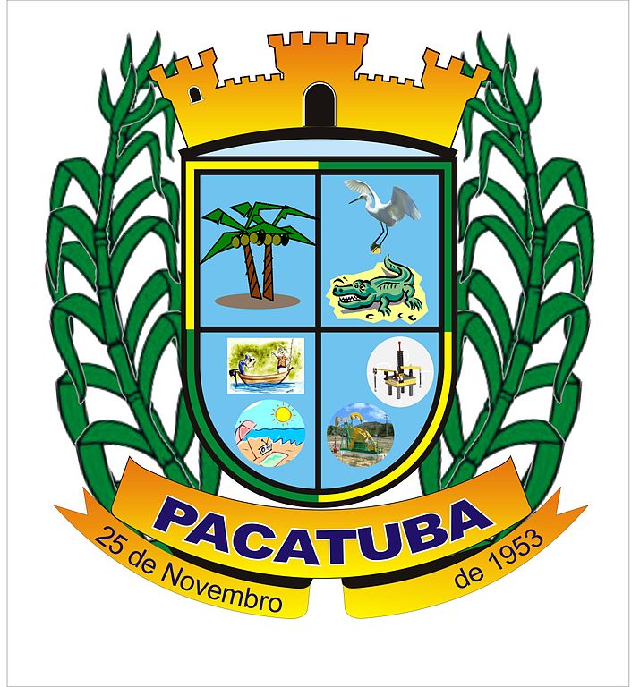 Brasão da seguinte cidade: Pacatuba