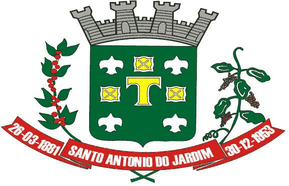 Brasão da cidade Santo Antônio do Jardim