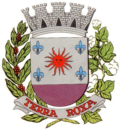 Brasão da cidade Terra Roxa