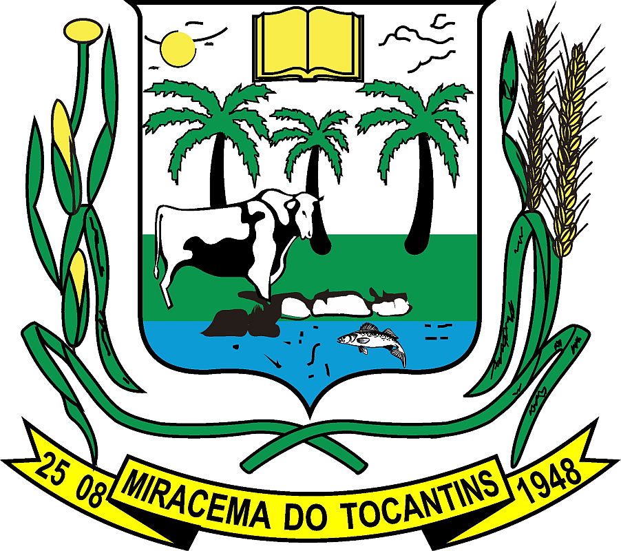 Brasão da cidade Miracema do Tocantins